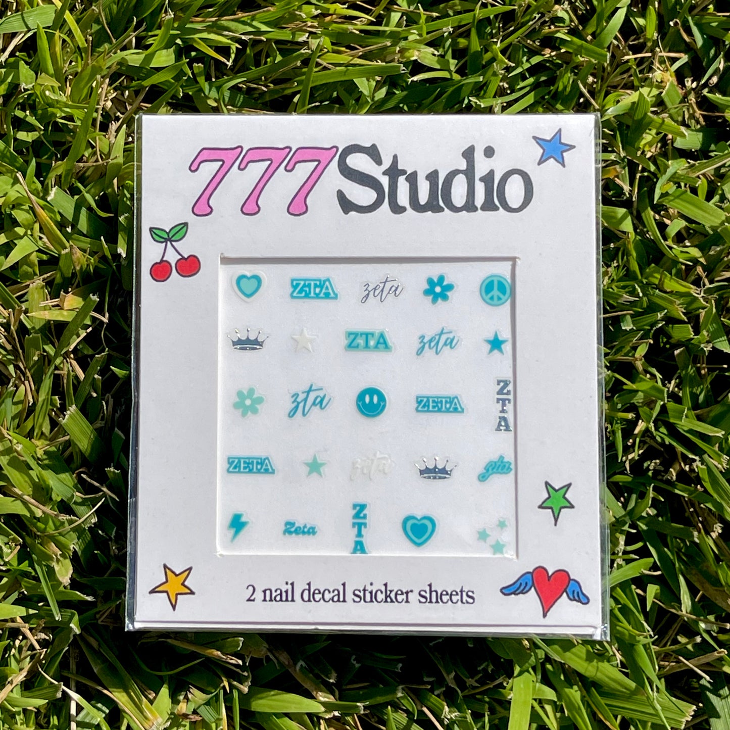 Zeta Tau Alpha Nail Stickers