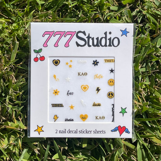 Kappa Alpha Theta Nail Stickers