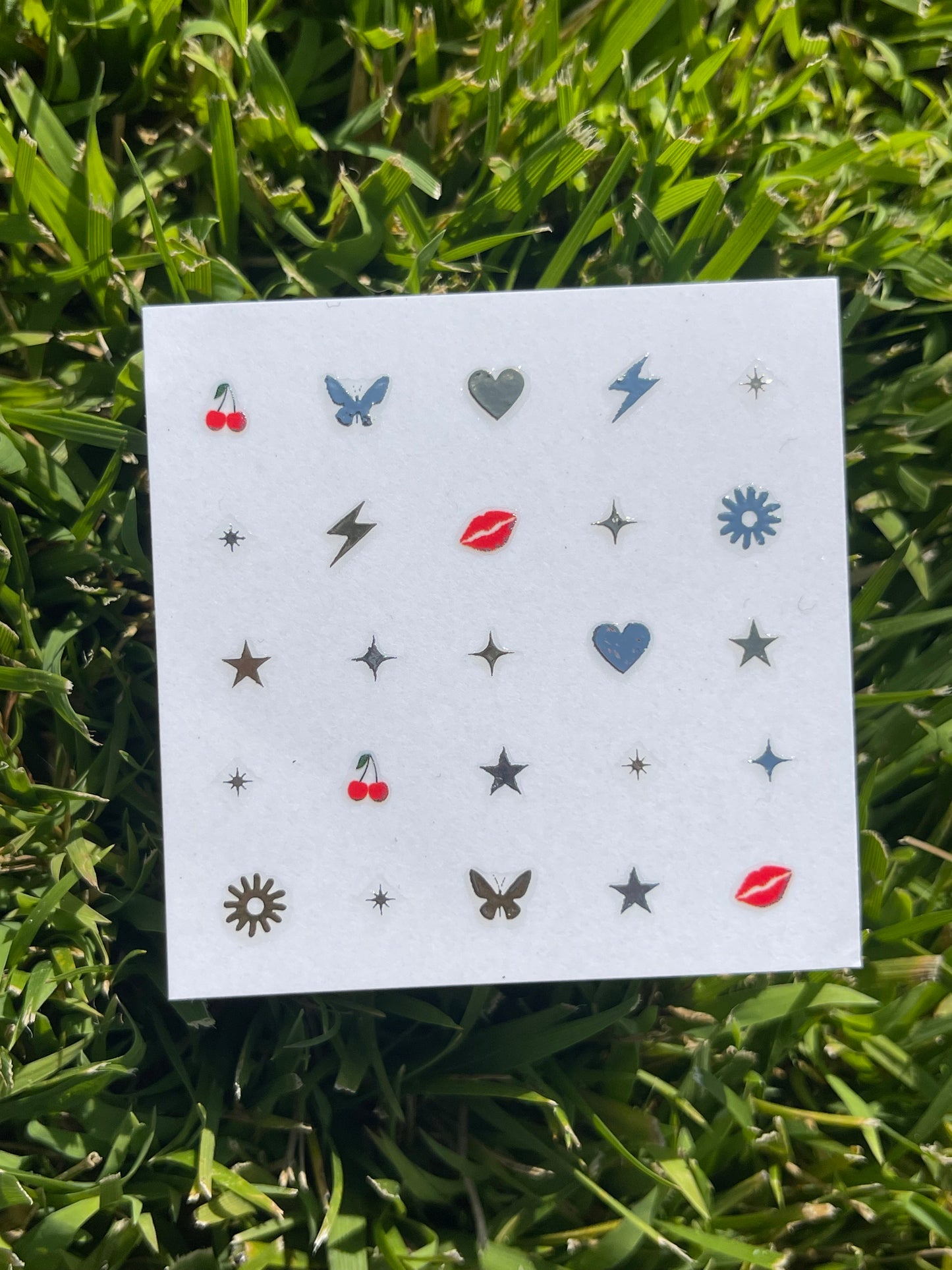 Delta Delta Delta Nail Stickers